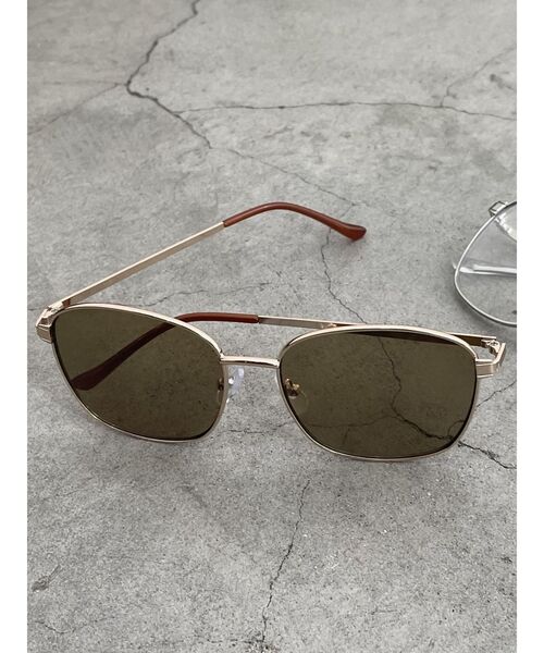 EMODA（エモダ）の「タンクワイドアイウェア（メガネ・レディース・クリア/ブラウン・FREE）」の11枚目の写真