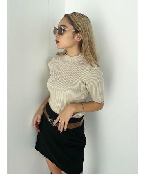 EMODA（エモダ）の「タンクワイドアイウェア（メガネ・レディース・クリア/ブラウン・FREE）」の7枚目の写真