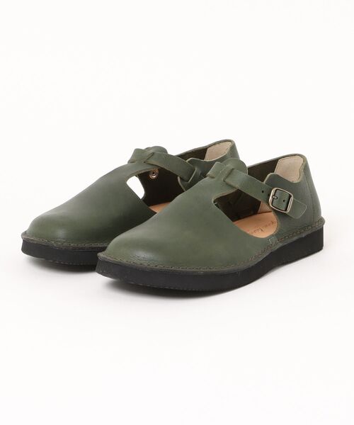 Parade（パレード）の「【Organic handloom】オーガニックハンドルーム　GUNA　本革サンダル（サンダル・レディース・ブラック/ダークブラウン/グリーン・25.0cm/24.0cm/23.0cm）」の3枚目の写真