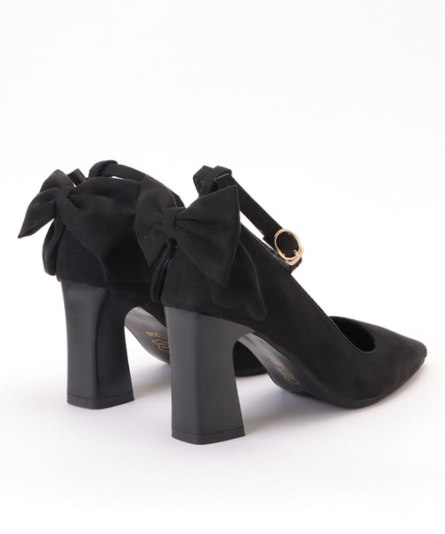 Lace Ladies(レースレディース)の「スエード調スクエアストラップパンプス(パンプス・レディース・ブラック/グレイッシュベージュ・23.5/24/24.5/22.5/23)」の14枚目の写真