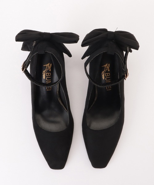 Lace Ladies(レースレディース)の「スエード調スクエアストラップパンプス(パンプス・レディース・ブラック/グレイッシュベージュ・23.5/24/24.5/22.5/23)」の7枚目の写真