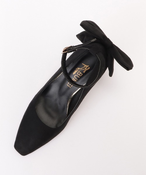 Lace Ladies(レースレディース)の「スエード調スクエアストラップパンプス(パンプス・レディース・ブラック/グレイッシュベージュ・23.5/24/24.5/22.5/23)」の5枚目の写真