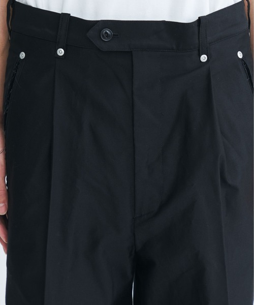 STUDIOUS(ステュディオス)の「【COGNOMEN/コグノーメン】RE-TRADITION PANTS(チノパンツ・メンズ・カーキ/ブラック・MEDIUM/LARGE)」の9枚目の写真