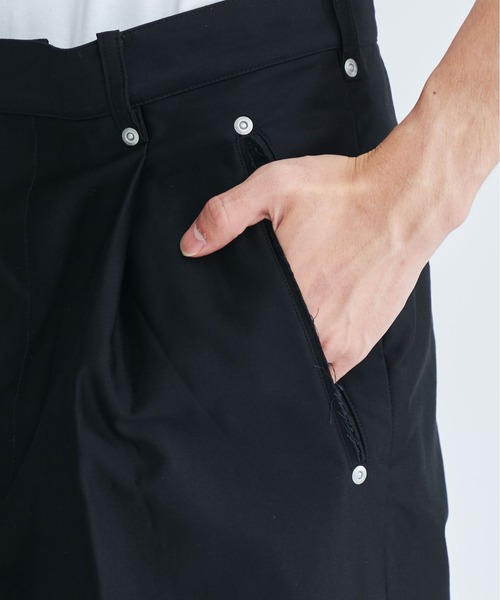 STUDIOUS(ステュディオス)の「【COGNOMEN/コグノーメン】RE-TRADITION PANTS(チノパンツ・メンズ・カーキ/ブラック・MEDIUM/LARGE)」の15枚目の写真