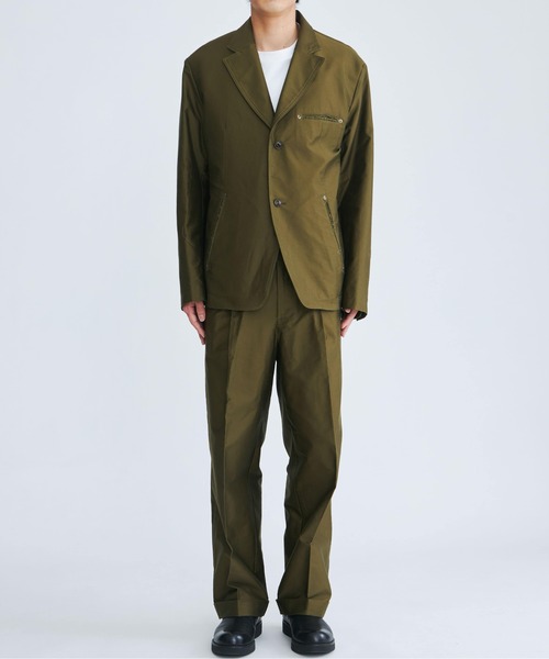 STUDIOUS(ステュディオス)の「【COGNOMEN/コグノーメン】RE-TRADITION PANTS(チノパンツ・メンズ・カーキ/ブラック・MEDIUM/LARGE)」の12枚目の写真