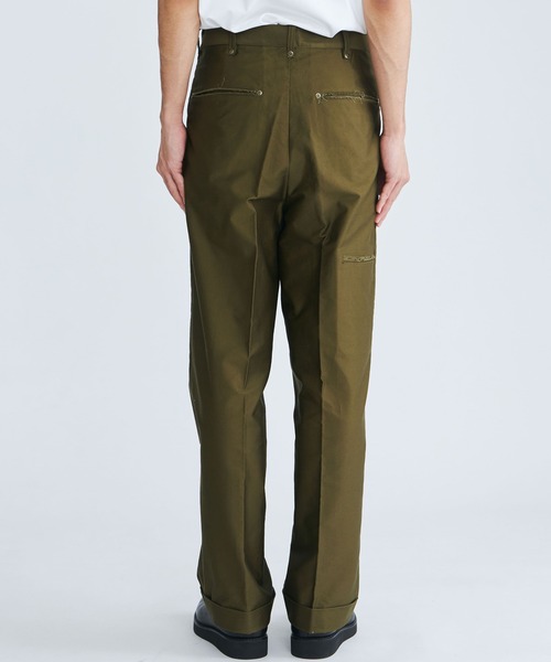 STUDIOUS(ステュディオス)の「【COGNOMEN/コグノーメン】RE-TRADITION PANTS(チノパンツ・メンズ・カーキ/ブラック・MEDIUM/LARGE)」の6枚目の写真