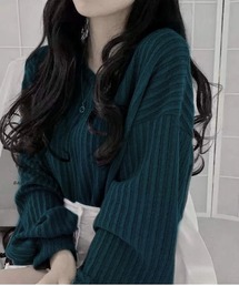 レディースのニット/セーター（ブルー・ネイビー/青色系