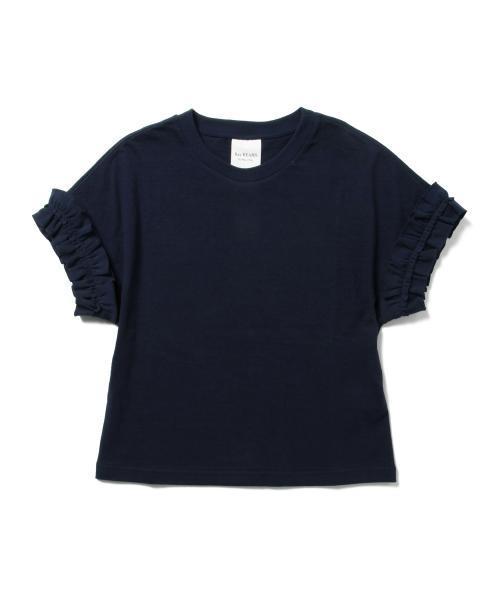 Ray BEAMS(レイビームス)の「Ray BEAMS / ギャザー フリルスリーブ プルオーバー(Tシャツ/カットソー・レディース・オフホワイト/オリーブ/ネイビー・ONE SIZE)」の4枚目の写真