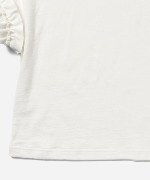 Ray BEAMS(レイビームス)の「Ray BEAMS / ギャザー フリルスリーブ プルオーバー(Tシャツ/カットソー・レディース・オフホワイト/オリーブ/ネイビー・ONE SIZE)」の10枚目の写真