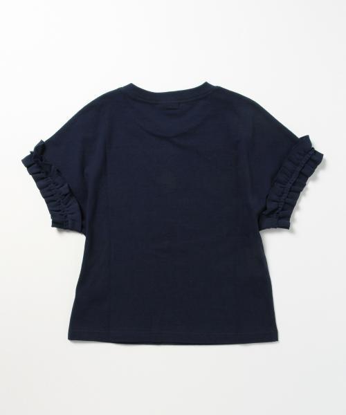Ray BEAMS(レイビームス)の「Ray BEAMS / ギャザー フリルスリーブ プルオーバー(Tシャツ/カットソー・レディース・オフホワイト/オリーブ/ネイビー・ONE SIZE)」の16枚目の写真