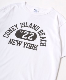 Champion/チャンピオン USAコットン カレッジロゴ 半袖Tシャツ