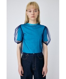 MOUSSY | TULLE LAYERED TOP / チュールレイヤードトップス(Tシャツ/カットソー)