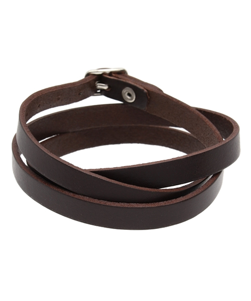 MYE-DO'（マイ・ドゥ）の「カウレザー トリプルブレスレット（ブレスレット・メンズ・ブラウン/ダークブラウン/ベージュ/レッド/ホワイト/ブラック・FREE）」の3枚目の写真