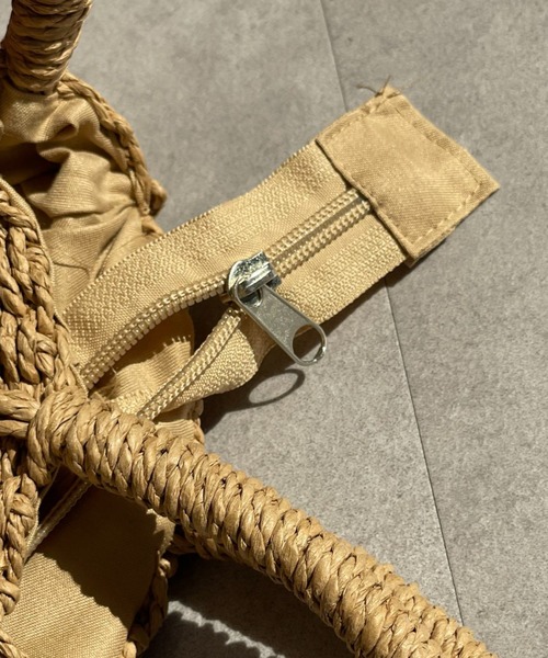 CIAOPANIC（チャオパニック）の「2WAYサークルかごバック（かごバッグ・レディース・ベージュ・FREE）」の16枚目の写真