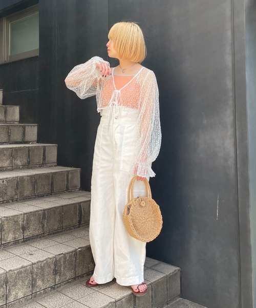 CIAOPANIC（チャオパニック）の「2WAYサークルかごバック（かごバッグ・レディース・ベージュ・FREE）」の8枚目の写真