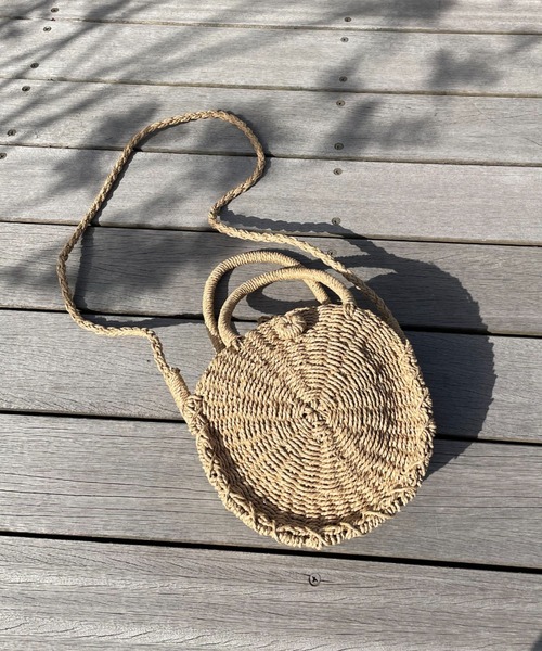 CIAOPANIC（チャオパニック）の「2WAYサークルかごバック（かごバッグ・レディース・ベージュ・FREE）」の21枚目の写真