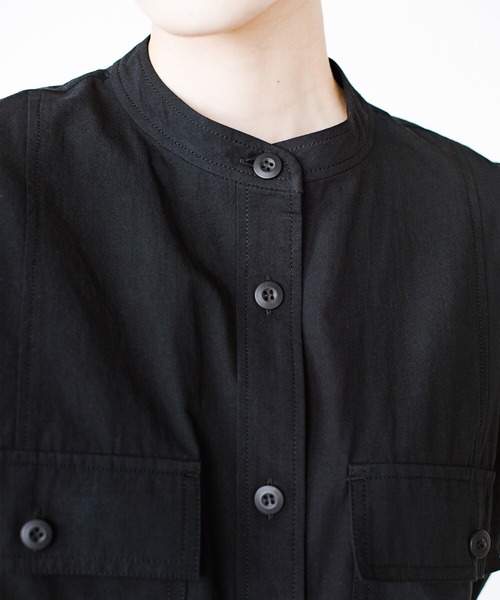 haco!(ハコ)の「ポケットには夢と希望とハートが詰まっている!シャツワンピース haco! FACTORY with ah(attach heart)!(シャツワンピース・レディース・カーキ/ブラック・1/2)」の22枚目の写真