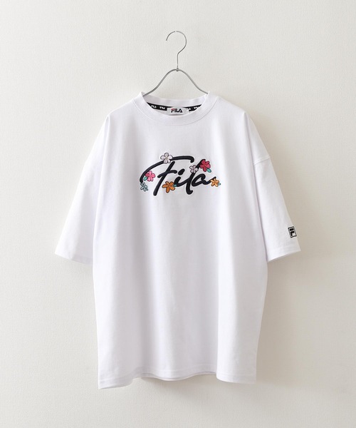 セール】【別注】【FILA】【ユニセックス】花柄 オーバーサイズ