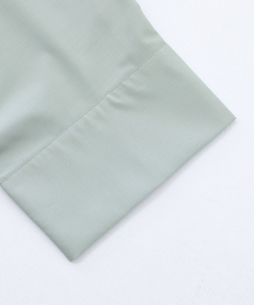 n'OrLABEL（ノアールレーベル）の「『ピンタックバンドカラーブラウス』（シャツ/ブラウス・レディース・ベージュ/ミント/オフホワイト/ブラック・FREE）」の10枚目の写真