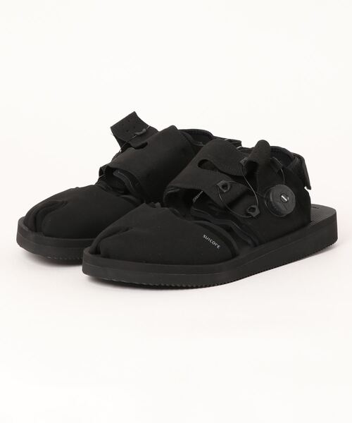 【関税込み】Suicoke カーキ＆オフホワイト HAKU-ab サンダル Suicokeのカーキ＆オフホワイト HAKU-ab サンダルがセール中
