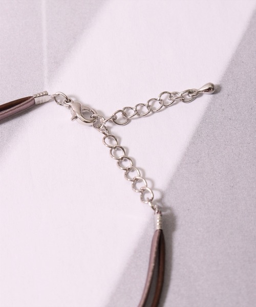 BAYBLO（ベイブロ）の「(BB)【ユニセックス】【本革】2連 重ね付け見え レザー アンクレット（アンクレット・メンズ・ブラウン/ブラック/ブルー/オレンジ/グレー・FREE）」の10枚目の写真