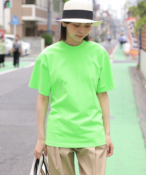 WAIPER.inc(ワイパーインク)の「GARMENT DYE SHORT SLEEVE CREW NECK 6.5oz(Tシャツ/カットソー・メンズ・イエロー/グリーン/パープル/ブルー/オレンジ・M/XL/L/S)」の2枚目の写真
