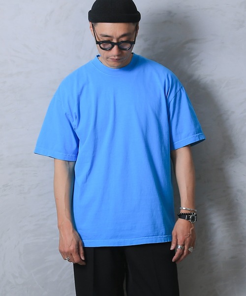 WAIPER.inc(ワイパーインク)の「GARMENT DYE SHORT SLEEVE CREW NECK 6.5oz(Tシャツ/カットソー・メンズ・イエロー/グリーン/パープル/ブルー/オレンジ・M/XL/L/S)」の7枚目の写真