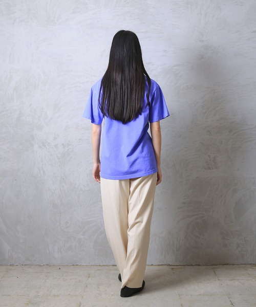 WAIPER.inc(ワイパーインク)の「GARMENT DYE SHORT SLEEVE CREW NECK 6.5oz(Tシャツ/カットソー・メンズ・イエロー/グリーン/パープル/ブルー/オレンジ・M/XL/L/S)」の9枚目の写真