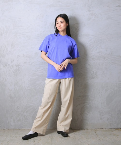 WAIPER.inc(ワイパーインク)の「GARMENT DYE SHORT SLEEVE CREW NECK 6.5oz(Tシャツ/カットソー・メンズ・イエロー/グリーン/パープル/ブルー/オレンジ・M/XL/L/S)」の8枚目の写真