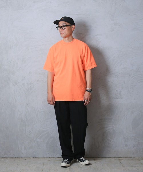 WAIPER.inc(ワイパーインク)の「GARMENT DYE SHORT SLEEVE CREW NECK 6.5oz(Tシャツ/カットソー・メンズ・イエロー/グリーン/パープル/ブルー/オレンジ・M/XL/L/S)」の10枚目の写真