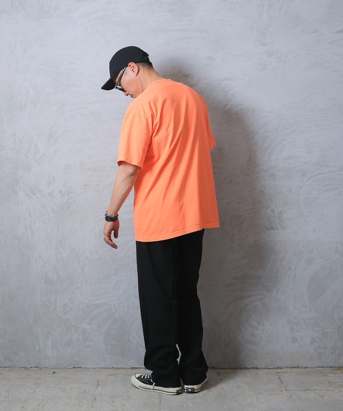 WAIPER.inc(ワイパーインク)の「GARMENT DYE SHORT SLEEVE CREW NECK 6.5oz(Tシャツ/カットソー・メンズ・イエロー/グリーン/パープル/ブルー/オレンジ・M/XL/L/S)」の11枚目の写真