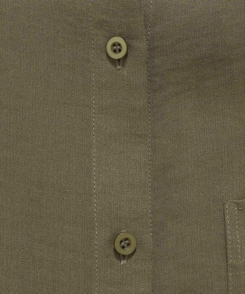 LEPSIM（レプシィム）の「リネンライクドライシャツ　177197（シャツ/ブラウス・レディース・オレンジ系その他/ブラック/ライトベージュ/カーキ・FREE）」の8枚目の写真