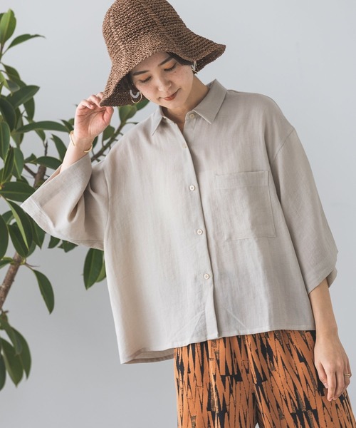 リネンライクドライシャツ 177197（シャツ/ブラウス）｜LEPSIM