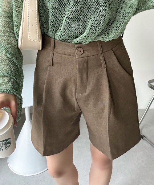 Ada.(エイダ)の「コーデの鉄板アイテム! ベーシック ハーフパンツ(その他パンツ・レディース・ブラック/ブラウン/ベージュ/グレー/アイボリー・S/M)」の11枚目の写真