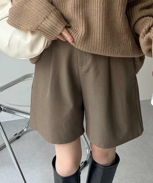 Ada.(エイダ)の「コーデの鉄板アイテム! ベーシック ハーフパンツ(その他パンツ・レディース・ブラック/ブラウン/ベージュ/グレー/アイボリー・S/M)」の21枚目の写真