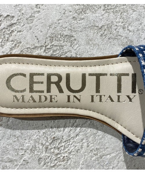 Desert Rose(デザートローズ)の「【CERUTTI】リングバックルフラット ミュールサンダル(サンダル・レディース・ブルー/ブラウン・38inch/36inch/37inch/35inch)」の12枚目の写真