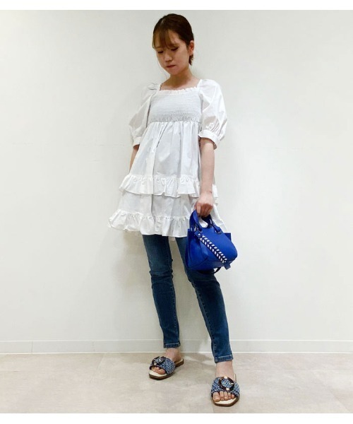 Desert Rose(デザートローズ)の「【CERUTTI】リングバックルフラット ミュールサンダル(サンダル・レディース・ブルー/ブラウン・38inch/36inch/37inch/35inch)」の6枚目の写真