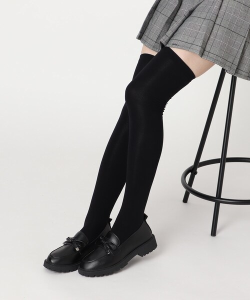 cs T&P（シーエスティーアンドピー）の「リボン付きローファーパンプス（パンプス・レディース・ブラック系1/アイボリー系1/ブラック・LL/L/S/M）」の17枚目の写真