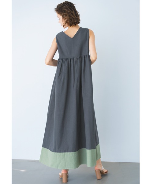 ALEXIA STAM（アリシアスタン）の「Contrast Hem Sleeveless Dress