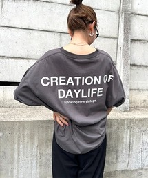 CREDONA | CREATIONバックロゴTee(Tシャツ/カットソー)