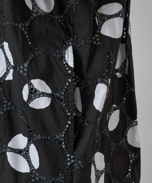 BEARDSLEY(ビアズリー)の「ドットパターンシャツワンピース(シャツワンピース・レディース・ブラック・FREE)」の20枚目の写真