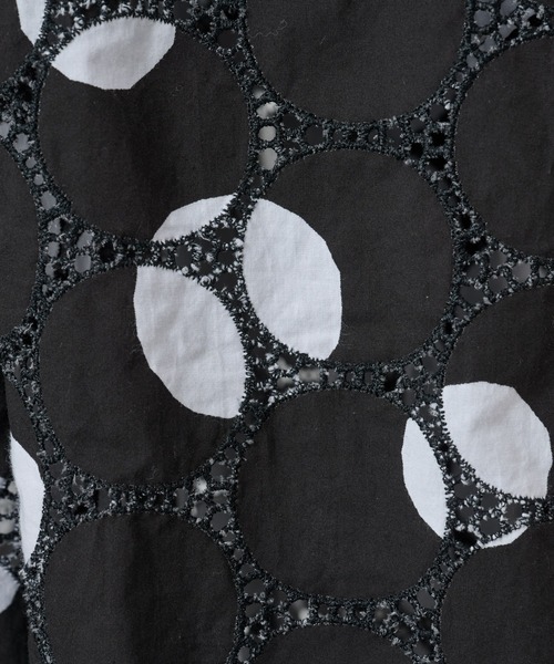 BEARDSLEY(ビアズリー)の「ドットパターンシャツワンピース(シャツワンピース・レディース・ブラック・FREE)」の21枚目の写真