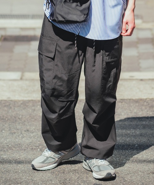 improves（インプローブス）の「【UAU】裏メッシュ 撥水 ワイド イージー カーゴパンツ（カーゴパンツ・メンズ・ホワイト/カーキ/ブラック/パープル・MEDIUM/LARGE）」の10枚目の写真