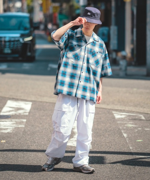 improves（インプローブス）の「【UAU】裏メッシュ 撥水 ワイド イージー カーゴパンツ（カーゴパンツ・メンズ・ホワイト/カーキ/ブラック/パープル・MEDIUM/LARGE）」の9枚目の写真