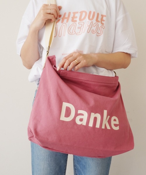 Jouet（ジョエット）の「【 JOUET / ジョエット 】 DANKE帆布ショルダー（ショルダーバッグ・レディース・ホワイト/ミント/マスタード/ピンク/ネイビー/ブラック/グリーン・FREE）」の7枚目の写真