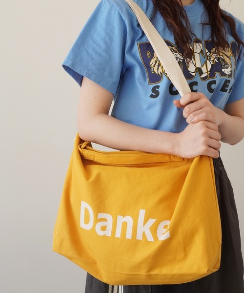 Jouet（ジョエット）の「【 JOUET / ジョエット 】 DANKE帆布ショルダー（ショルダーバッグ・レディース・ホワイト/ミント/マスタード/ピンク/ネイビー/ブラック/グリーン・FREE）」の6枚目の写真