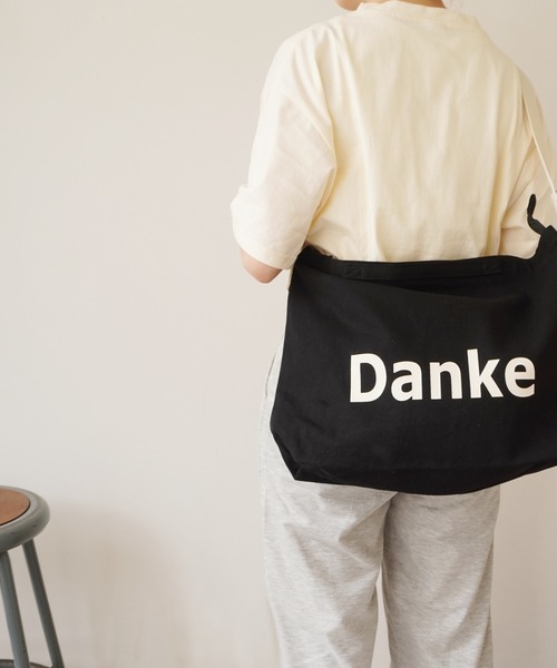 Jouet（ジョエット）の「【 JOUET / ジョエット 】 DANKE帆布ショルダー（ショルダーバッグ・レディース・ホワイト/ミント/マスタード/ピンク/ネイビー/ブラック/グリーン・FREE）」の3枚目の写真