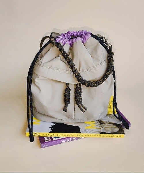 CONTROL FREAK（コントロールフリーク）の「CONTROL FREAK / CTFK（コントロールフリーク）撥水ナイロン2WAYミニバッグ（ショルダーバッグ・レディース・サンドグレー/グリーン/ブラック/アイボリー/ブルー/ベージュ/オリーブ/オレンジ/モスグリーン/グレー/マスタード・FREE）」の14枚目の写真