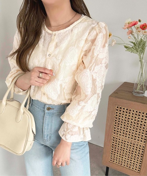 apres jour(アプレジュール)の「2WAYオパールシャツプルオーパー【ZOZOTOWN限定アイテム】(シャツ/ブラウス・レディース・アイボリー/ブルー/ブラック・フリー/X-LARGE)」の1枚目の写真