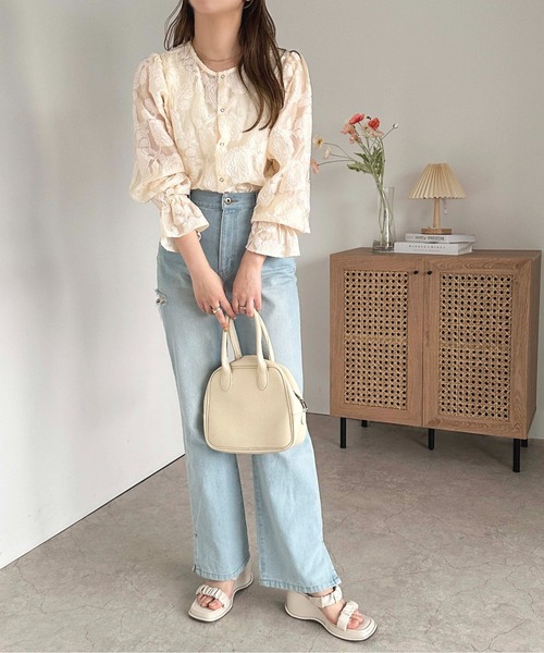 apres jour(アプレジュール)の「2WAYオパールシャツプルオーパー【ZOZOTOWN限定アイテム】(シャツ/ブラウス・レディース・アイボリー/ブルー/ブラック・フリー/X-LARGE)」の8枚目の写真